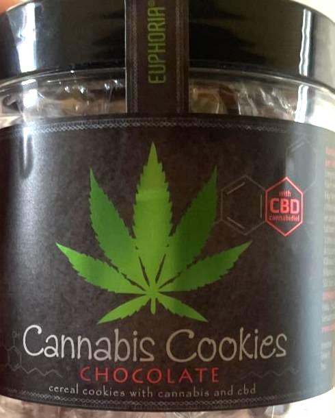 Fotografie - cannabis cookies chocolate
