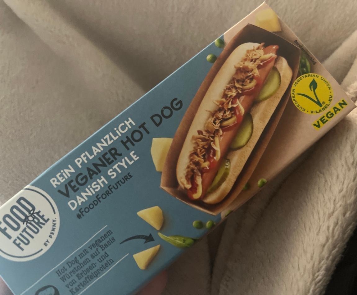 Fotografie - Rein Pflanzlich Veganer Hot Dog Danish Style Food for Future