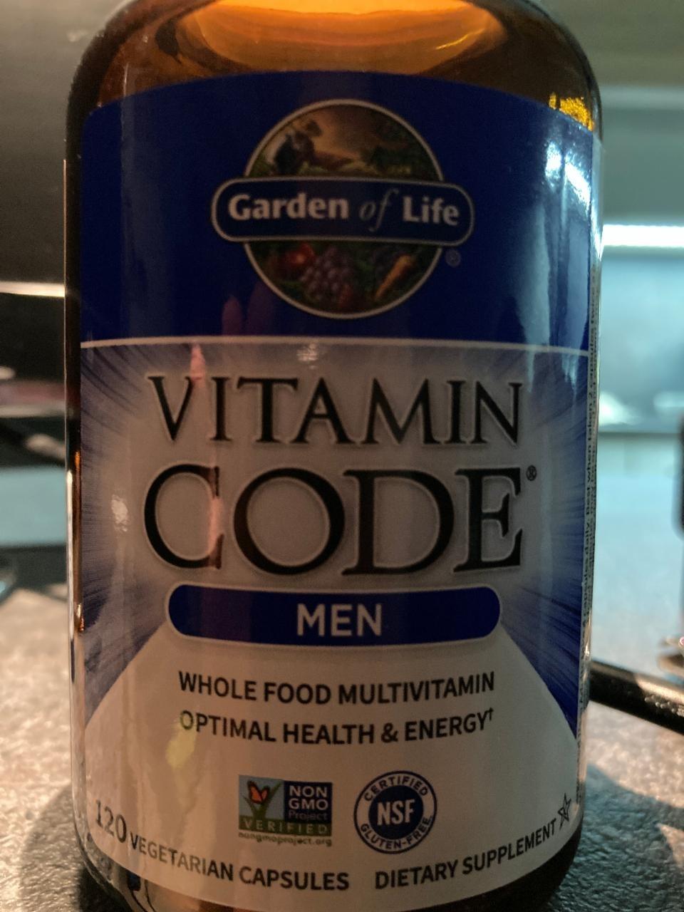 Fotografie - Vitamin Code Men Garden of Life