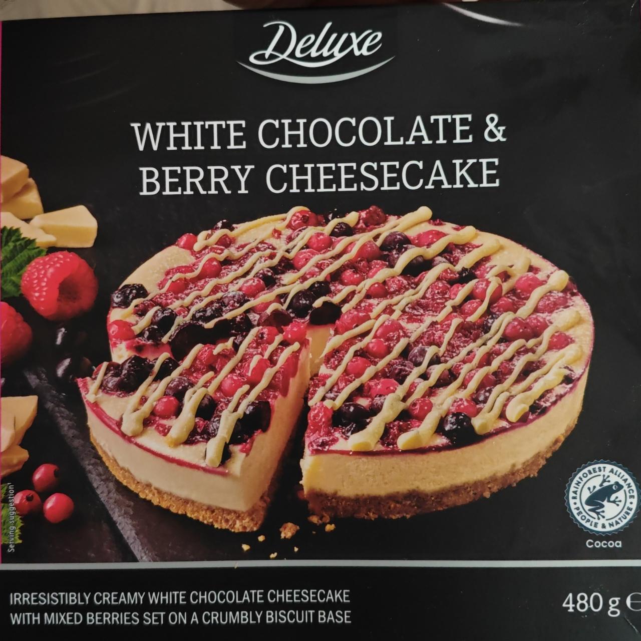 Fotografie - White chocolate & berry Cheesecake Deluxe