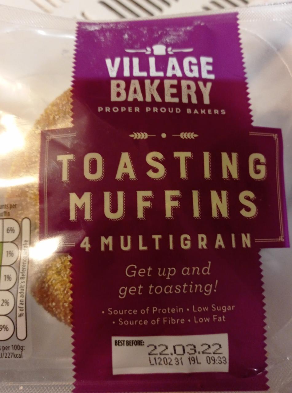 Fotografie - 4 Toasting Muffins Multigrain Village Bakery