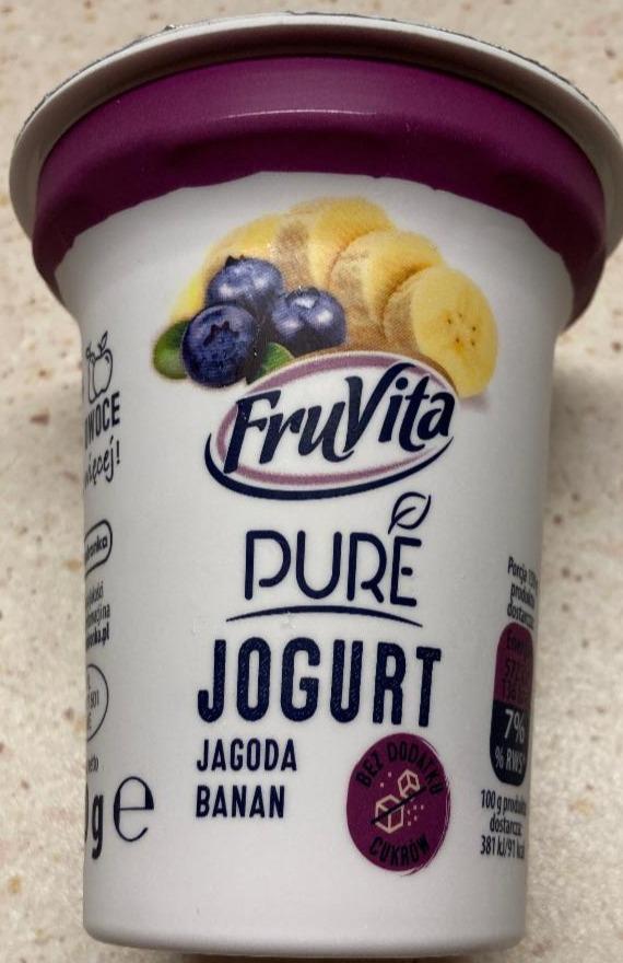 Fotografie - Pure jogurt Jagoda Banan FruVita