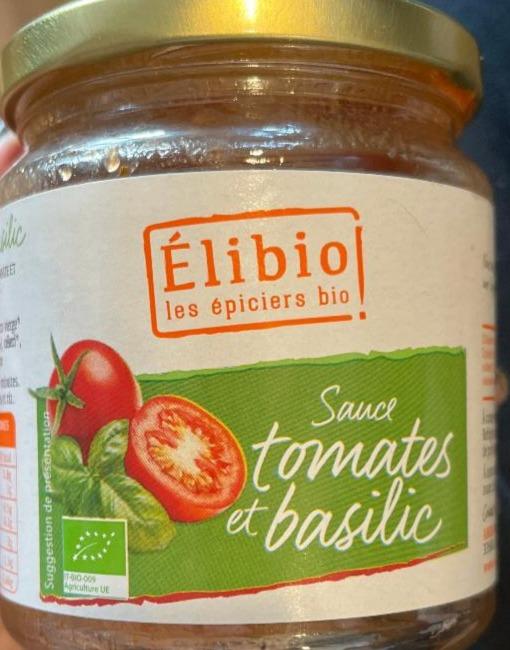 Fotografie - Sauce tomates et basilic Élibio