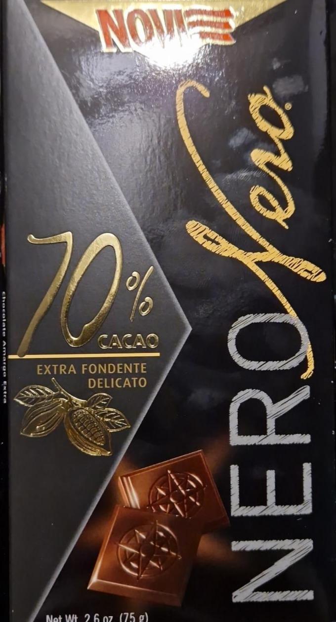 Fotografie - čokoláda 70% cacao Nero Nero Novi