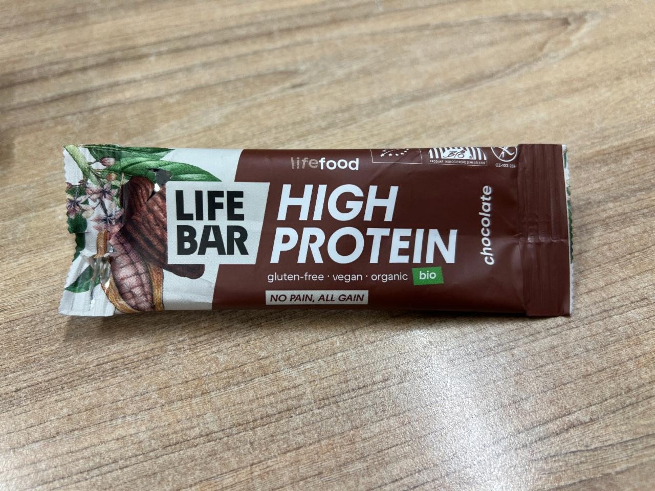 Fotografie - Lifebar high protein chocolate Lifefood