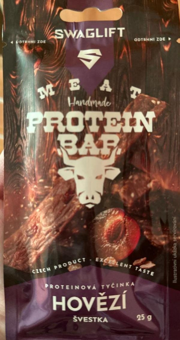 Fotografie - Meat Handmade Protein Bar Hovězí švestka Swaglift