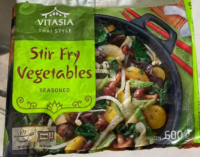 Fotografie - Stir Fry Vegetables seasoned Thai Style Vitasia