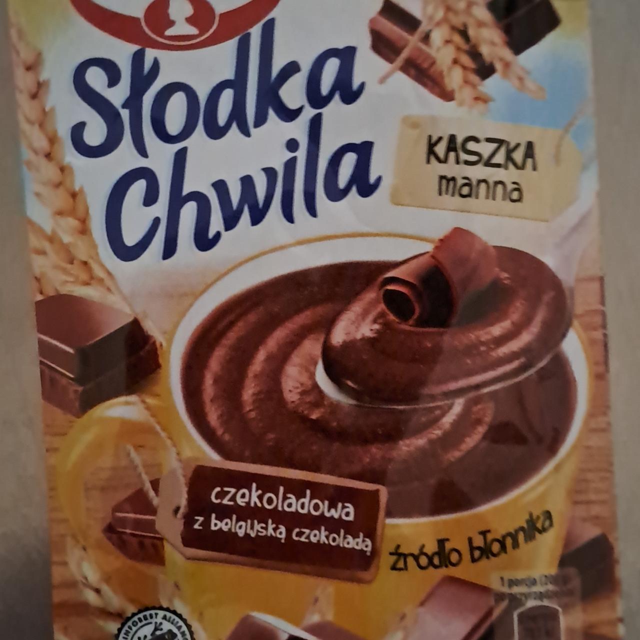 Fotografie - Slodka chwila kaszka manna czekoladowa z belgilska czekolada Dr.Oetker