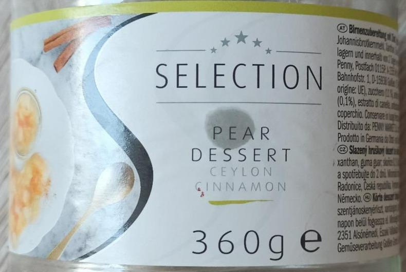 Fotografie - Pear dessert ceylon cinnamon Selection