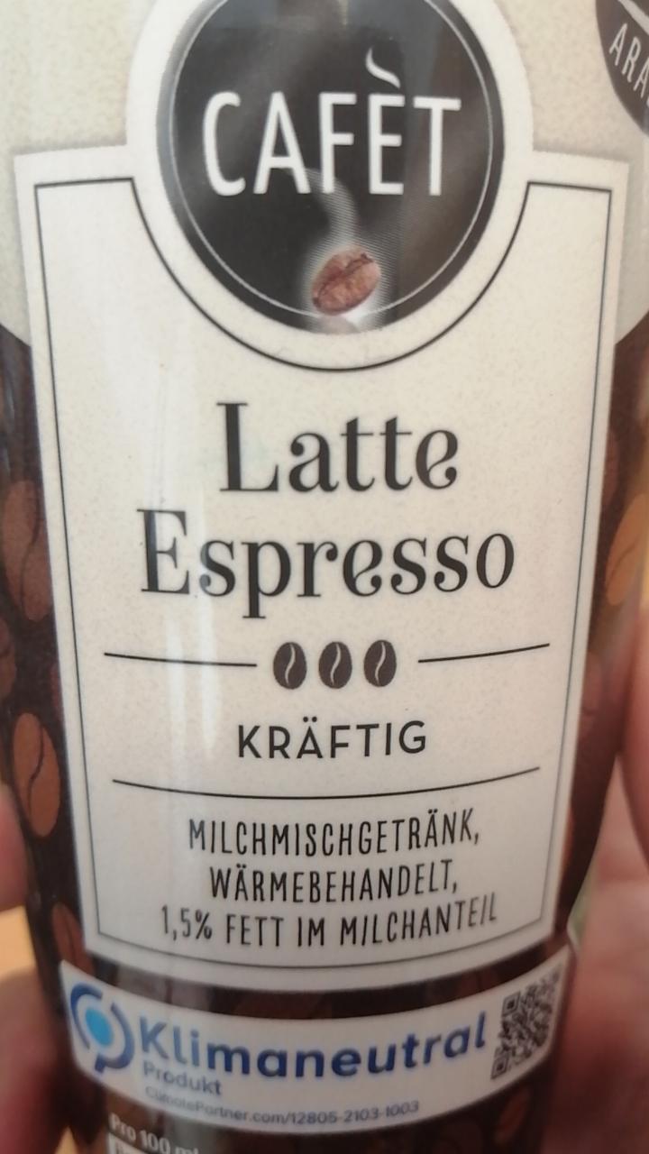 Fotografie - Latte Espresso Cafet