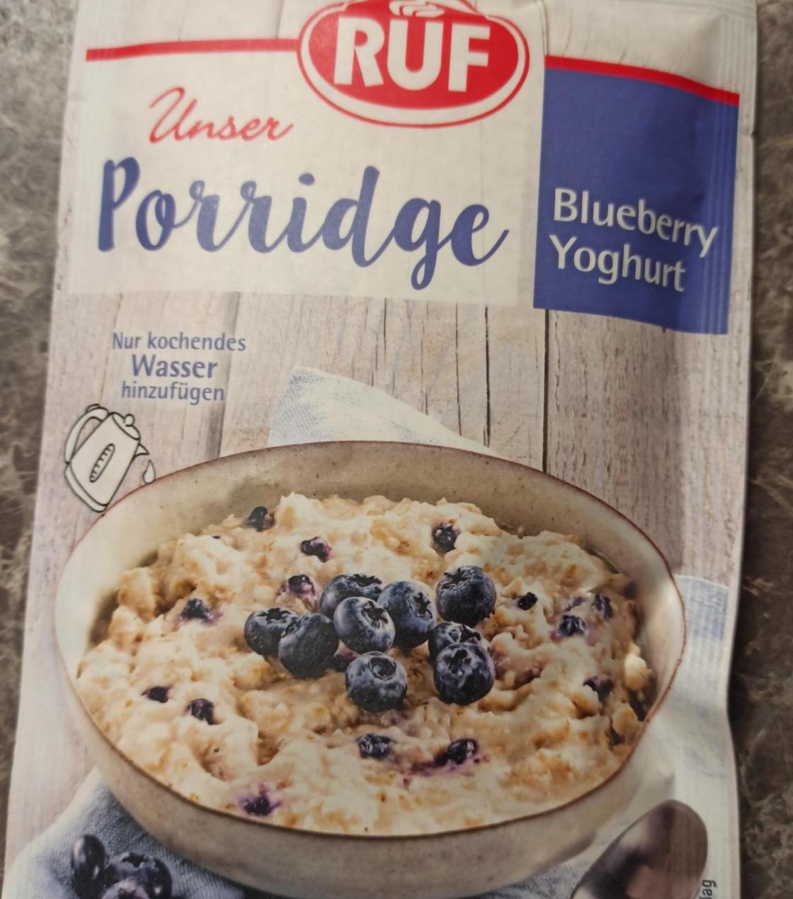Fotografie - Unser Porridge Blueberry Yoghurt RUF