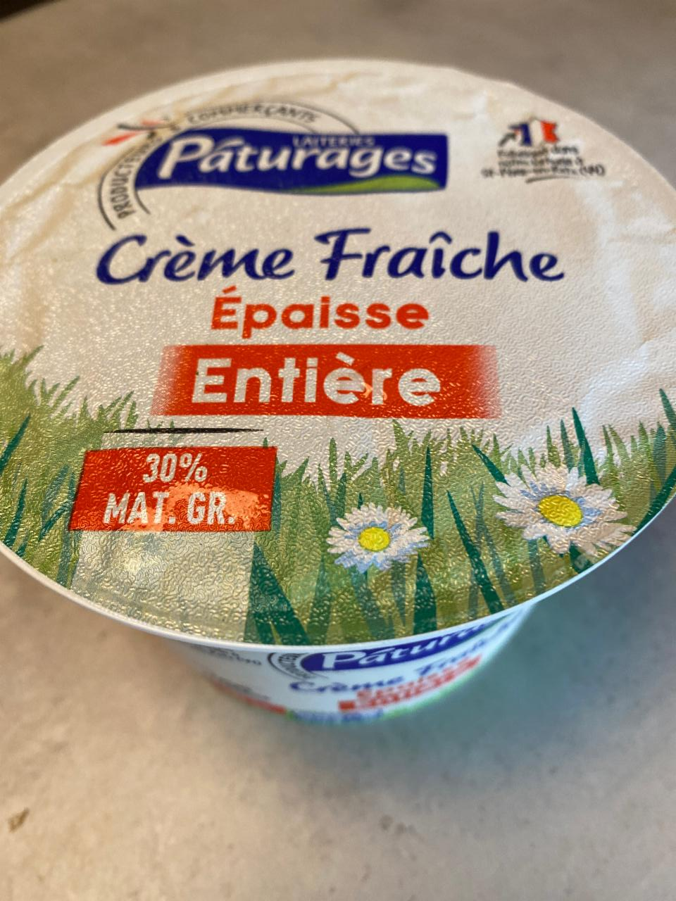 Fotografie - Crème fraîche 30% Páturages 