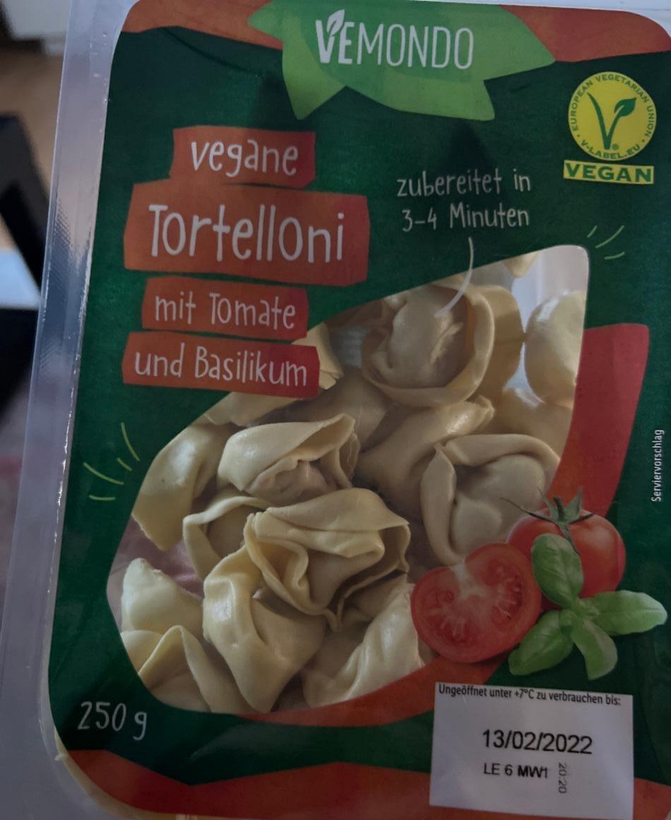 Fotografie - Vegane Tortelloni Tomate Basilikum