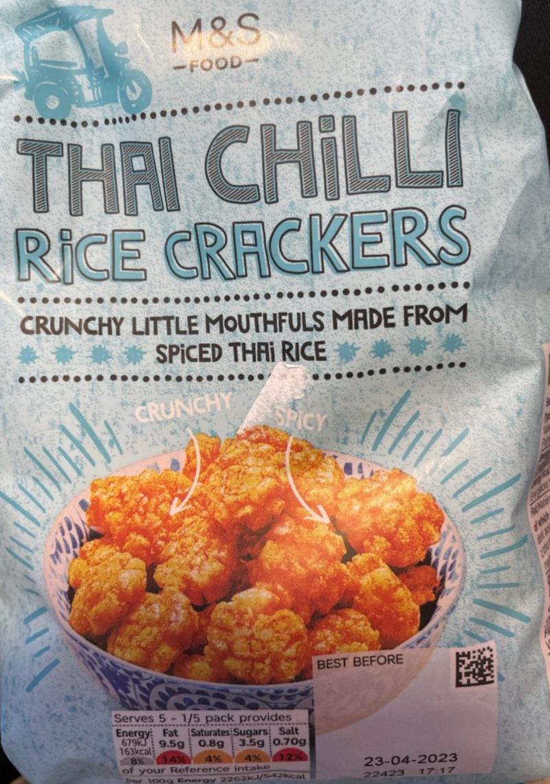 Fotografie - Thai chilli rice crackers M&S Food
