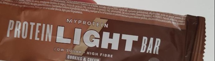 Fotografie - Light bar cookie & cream MyProtein