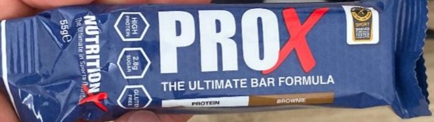 Fotografie - Pro X Protein Brownie Nutrition X