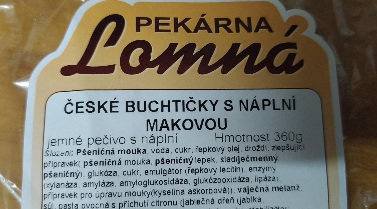 Fotografie - České buchtičky s náplní makovou Pekárna Lomná
