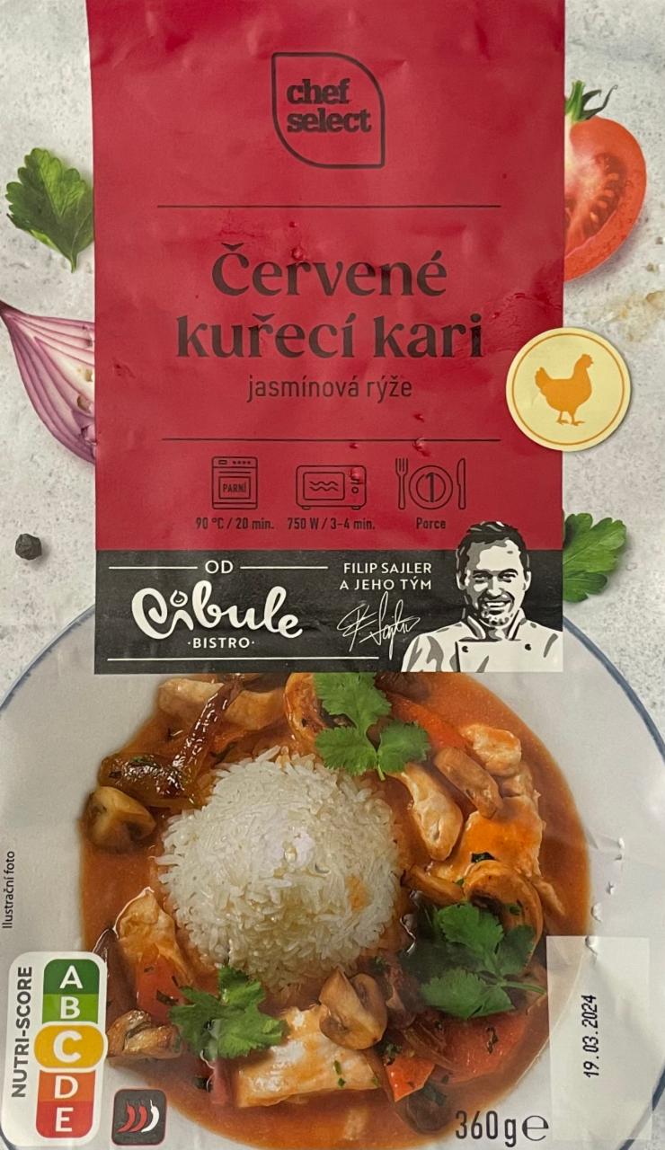 Fotografie - Červené kuřecí kari jasmínová rýže Chef Select