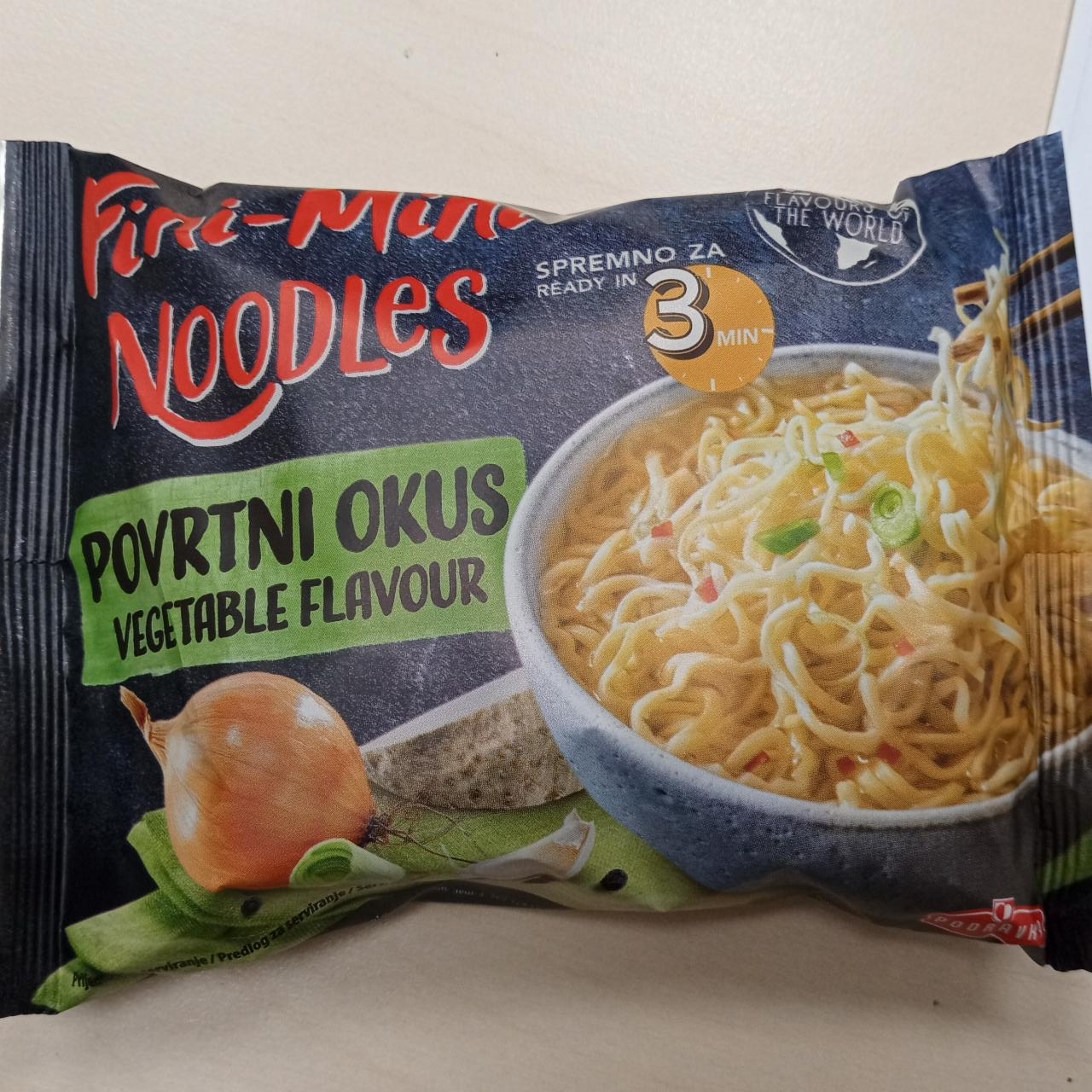 Fotografie - Fini-Mini Noodles Vegetable flavour Flavour of the world