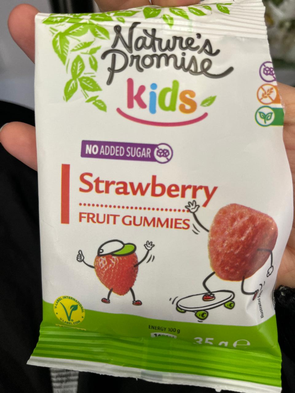 Fotografie - strawberry fruit gummies Nature's Promise
