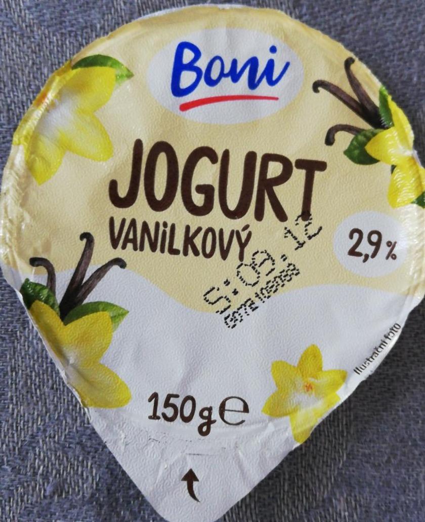 Fotografie - Jogurt vanilkový Boni