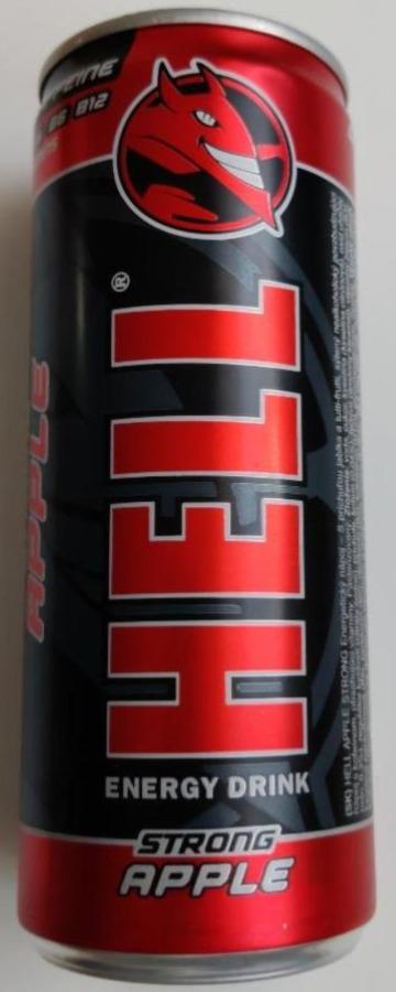 Fotografie - Energy drink strong apple HELL