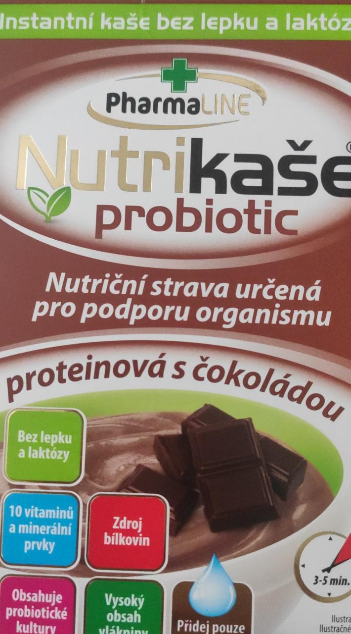 Fotografie - Nutrikaše probiotic čokoládová s proteinem PharmaLINE