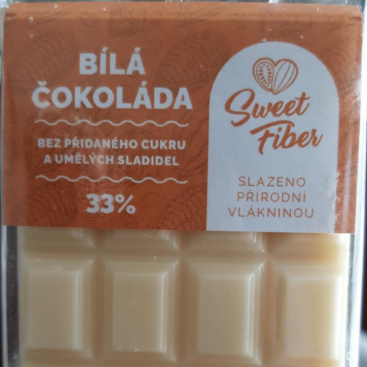 Fotografie - Bílá čokoláda 33% Sweet Fiber Chocotopia