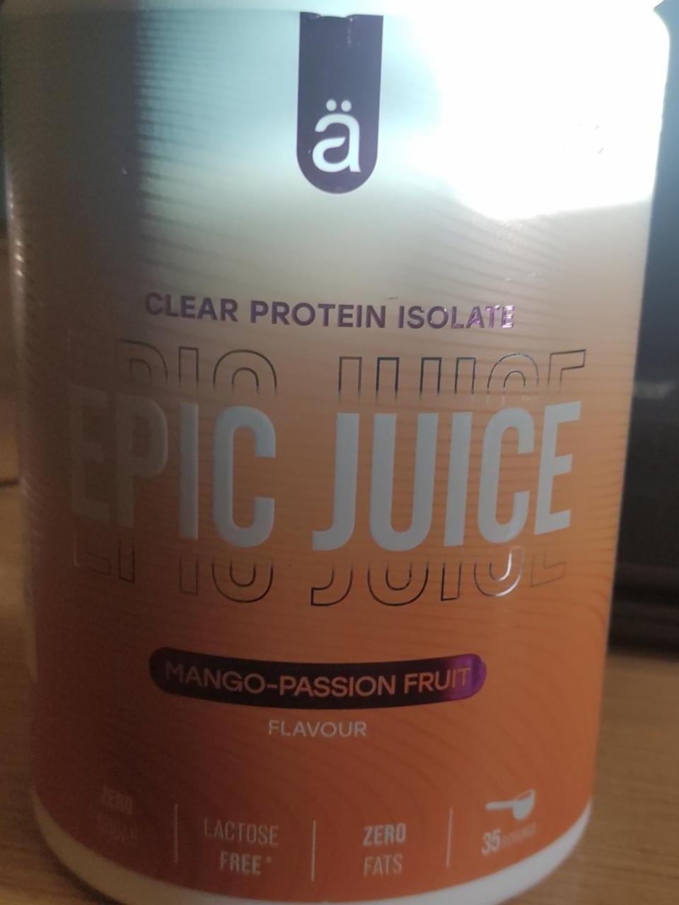 Fotografie - Epic Juice Mango-Passion Fruit flavour Näno