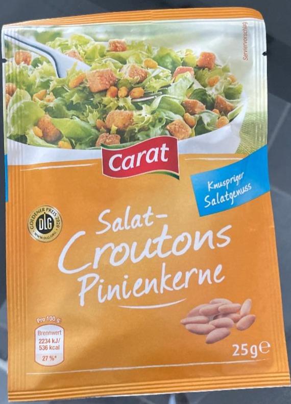 Fotografie - Salat Croutons Pinienkerne Carat
