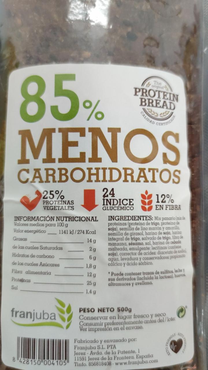 Fotografie - Menos Carbohidratos Protein bread