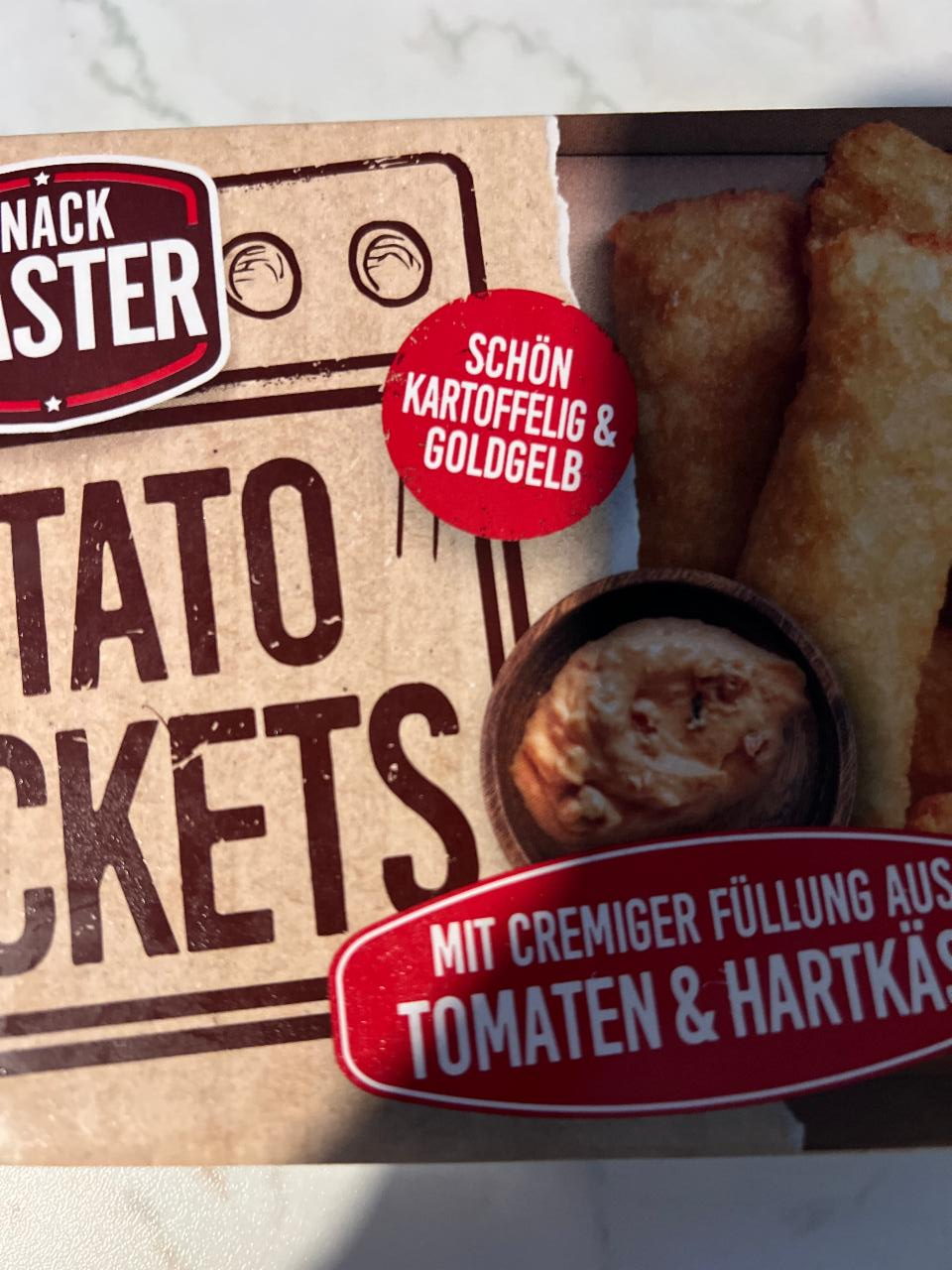 Fotografie - Potato Pockets mit cremiger Füllung aus Tomaten & Hartkäse Snack Master
