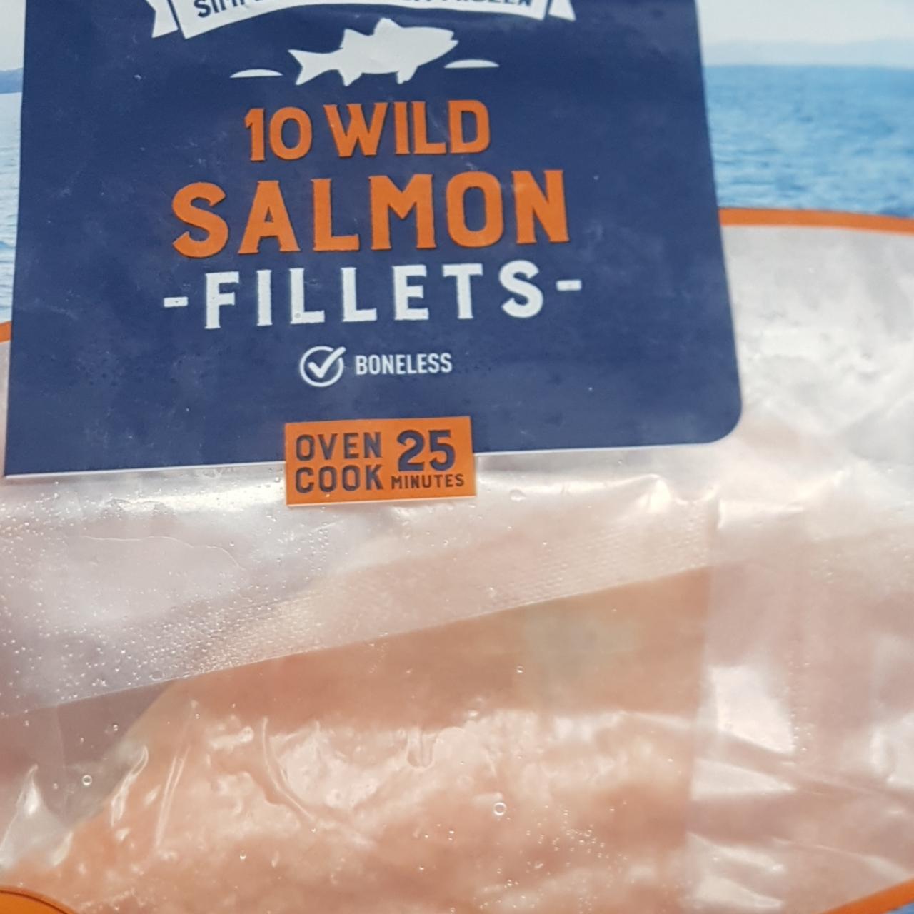 Fotografie - 10 Wild Salmon Fillets Asda