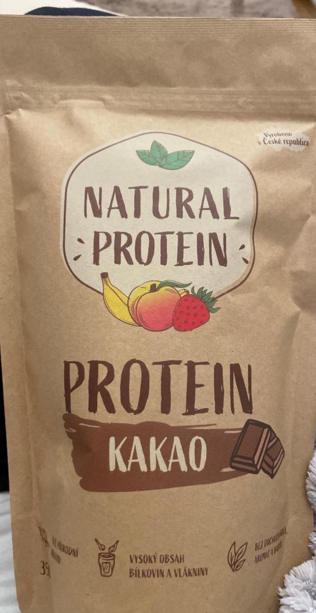 Fotografie - Bezlaktózový protein - Kakao Natural protein