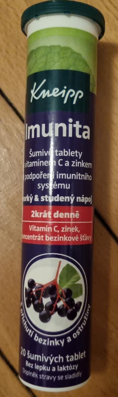 Fotografie - Imunita šumivé tablety s vitamínem C a zinkem k podpoření imunitního systému Kneipp