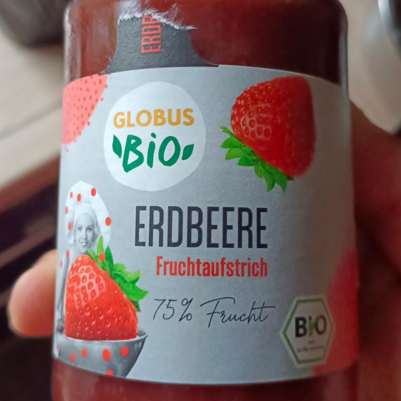 Fotografie - Erdbeere Fruchtaufstrich Globus Bio