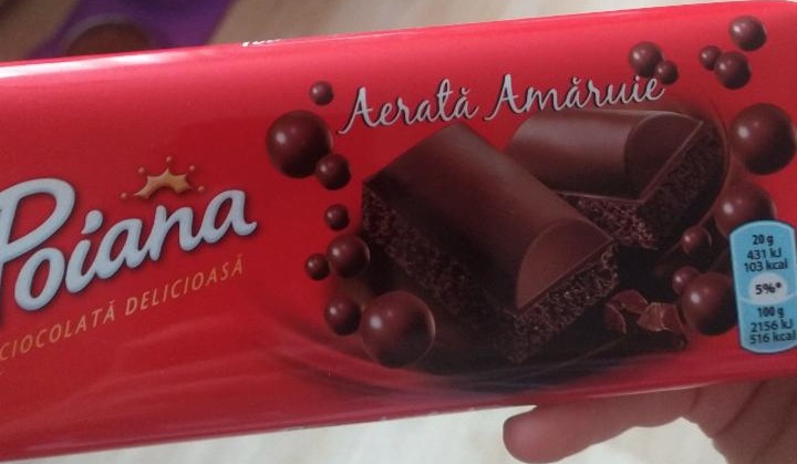 Fotografie - Ciocolata Aerata Amaruie Poiana