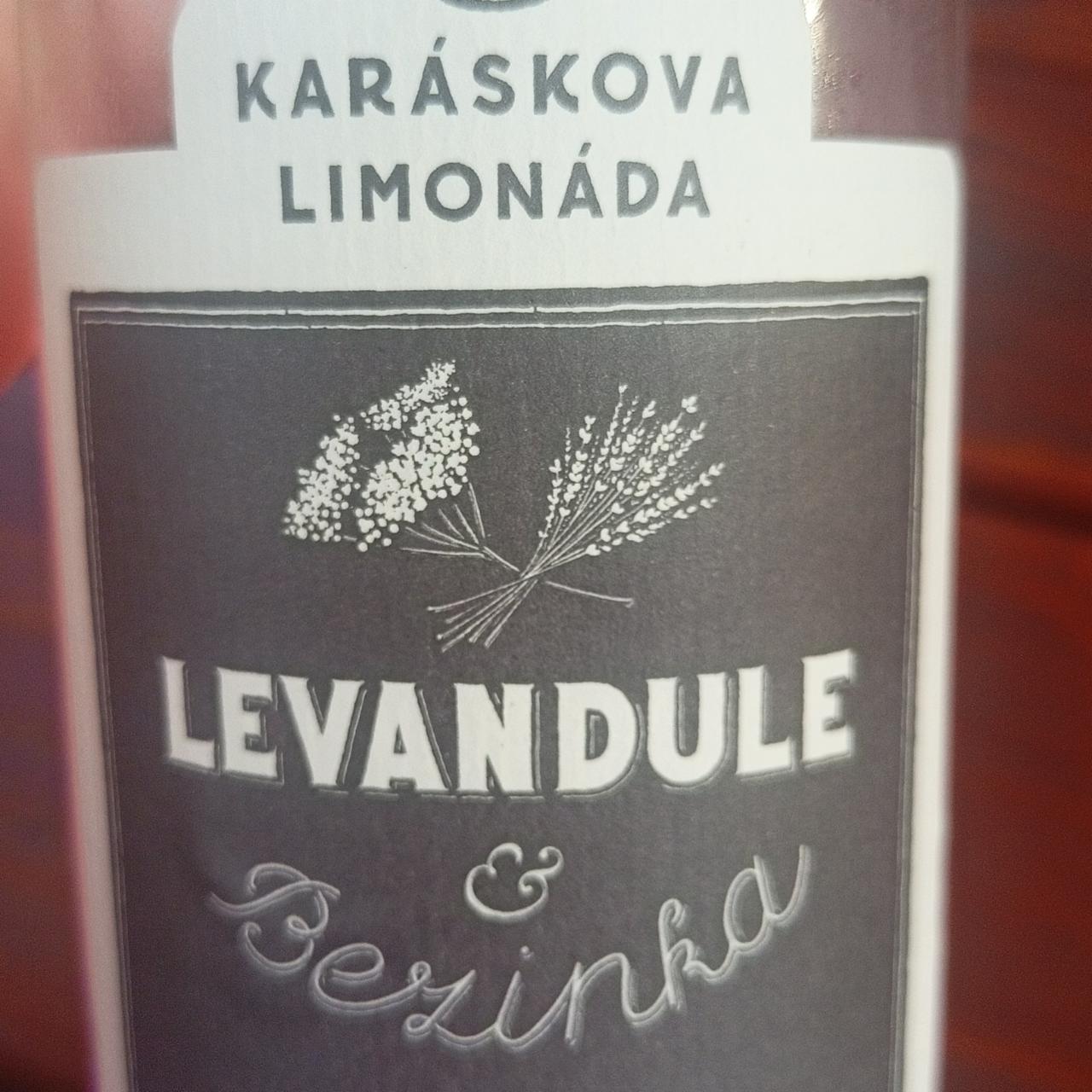 Fotografie - Karáskova limonáda levandule & bezinka