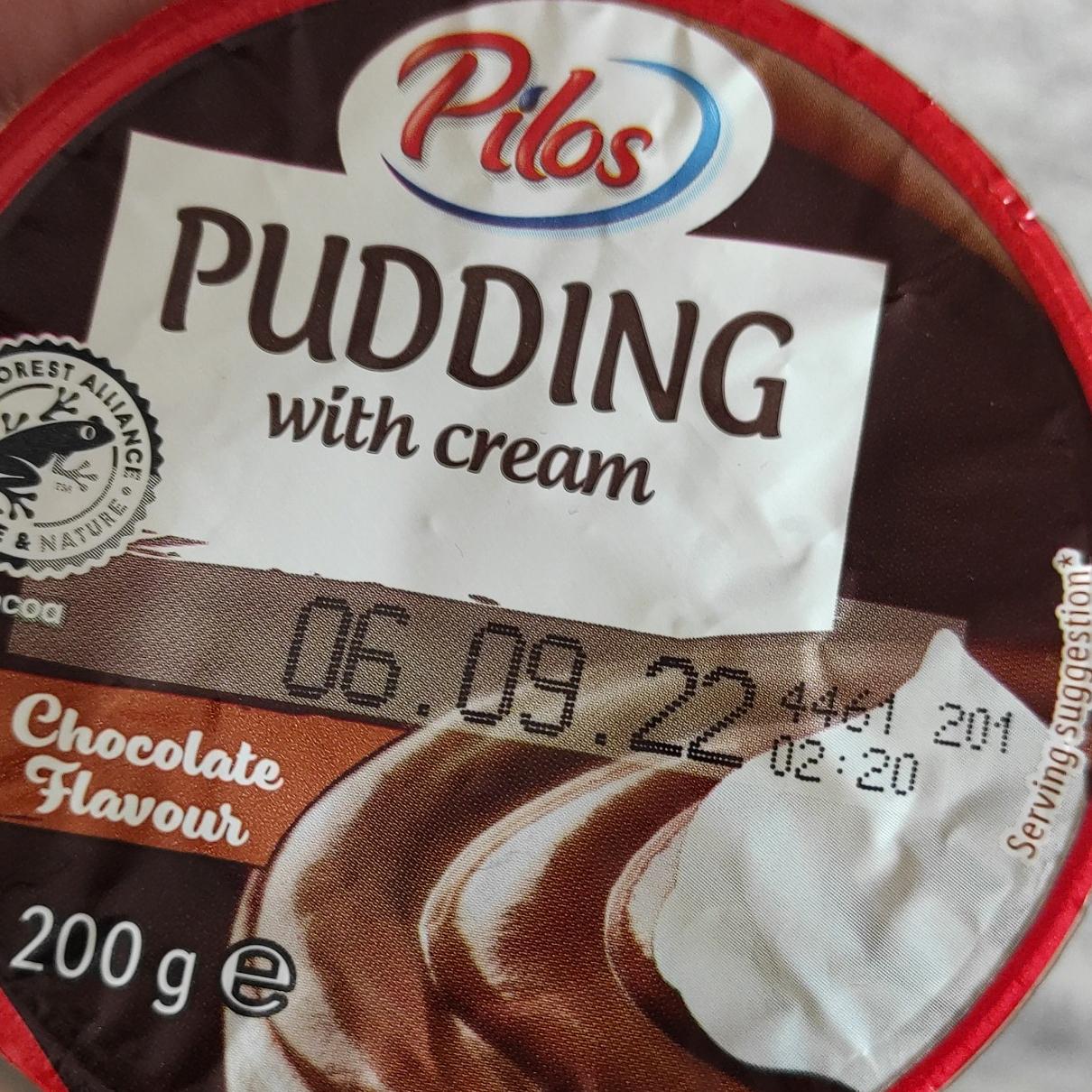 Fotografie - Pudding with cream Chocolate Flavour Pilos