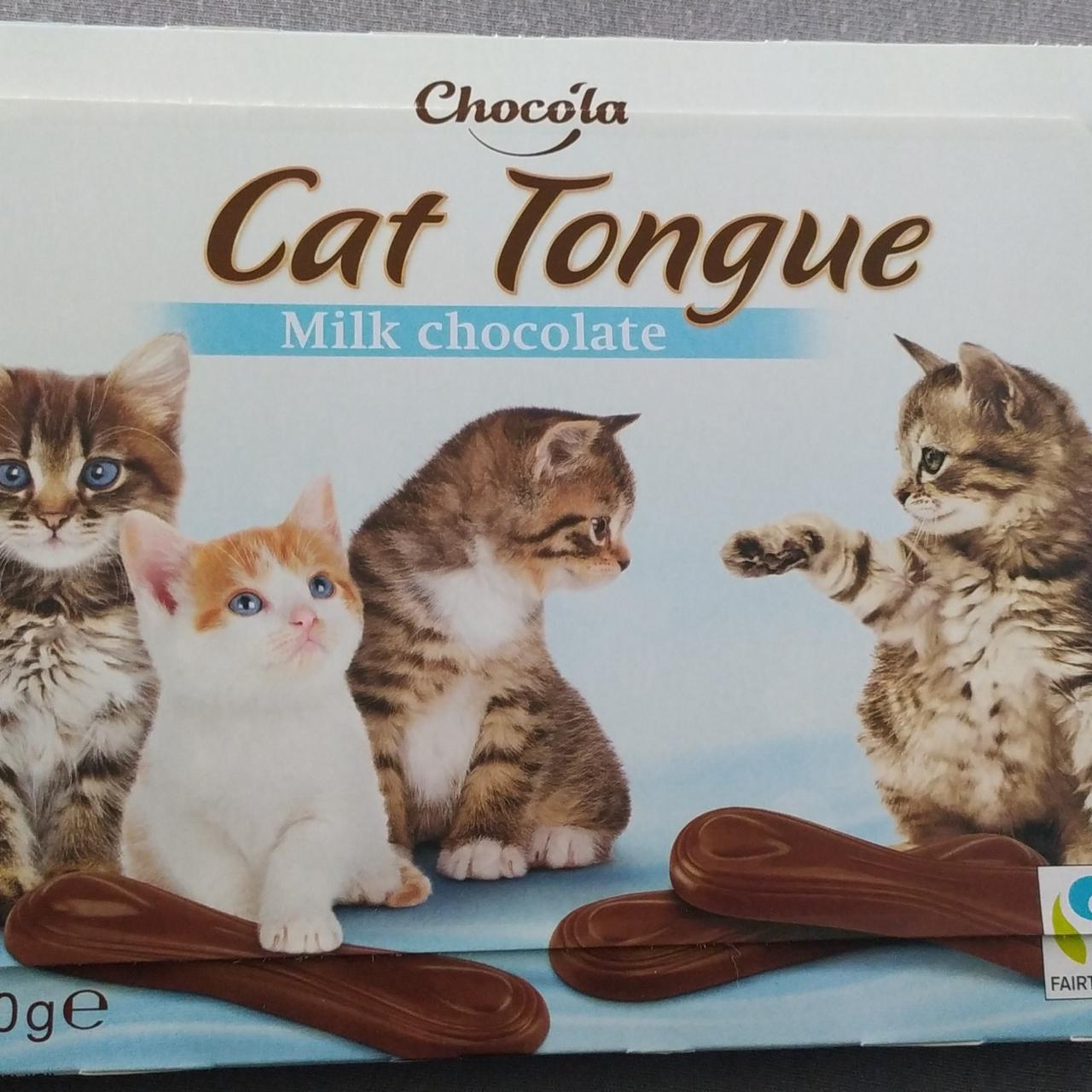 Fotografie - Cat tongue Milk chocolate Chocola