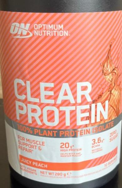 Fotografie - Clear protein Juicy peach Optimum Nutrition