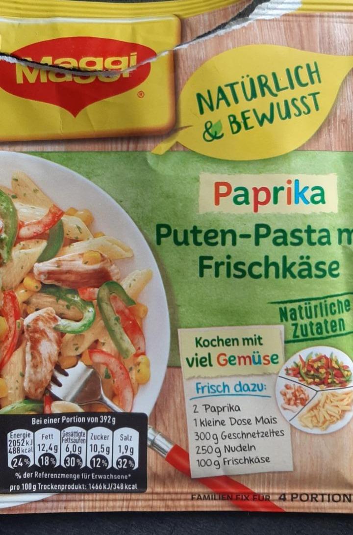Fotografie - Natürlich & Bewusst Paprika Puten-Pasta mit Frischkäse Maggi