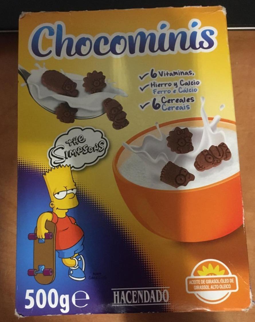 Fotografie - Chocominis galletas con chocolate Hacendado