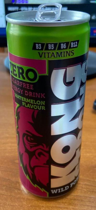 Fotografie - Kong Strong zero sugarfree energy drink watermelon flavour