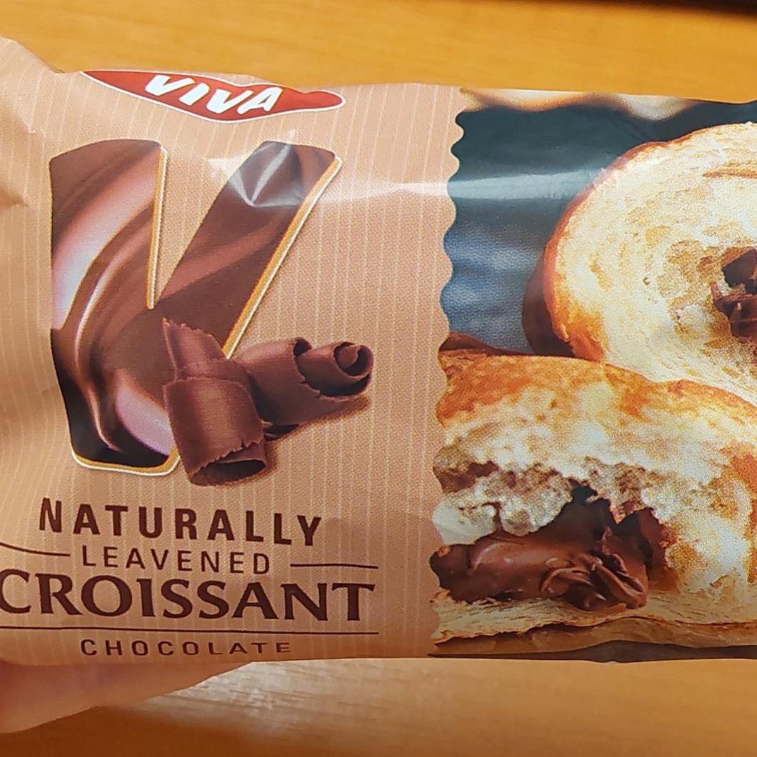 Fotografie - Naturally leavened croissant chocolate Viva