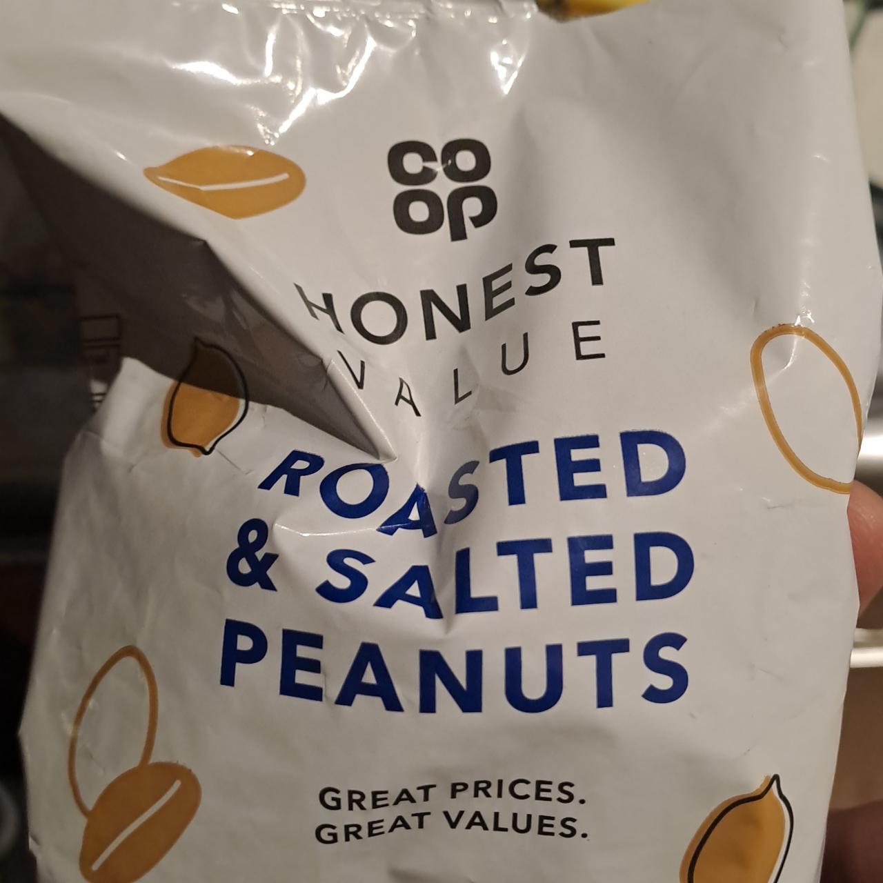 Fotografie - Honest Value Roasted & Salted Peanuts Co-op