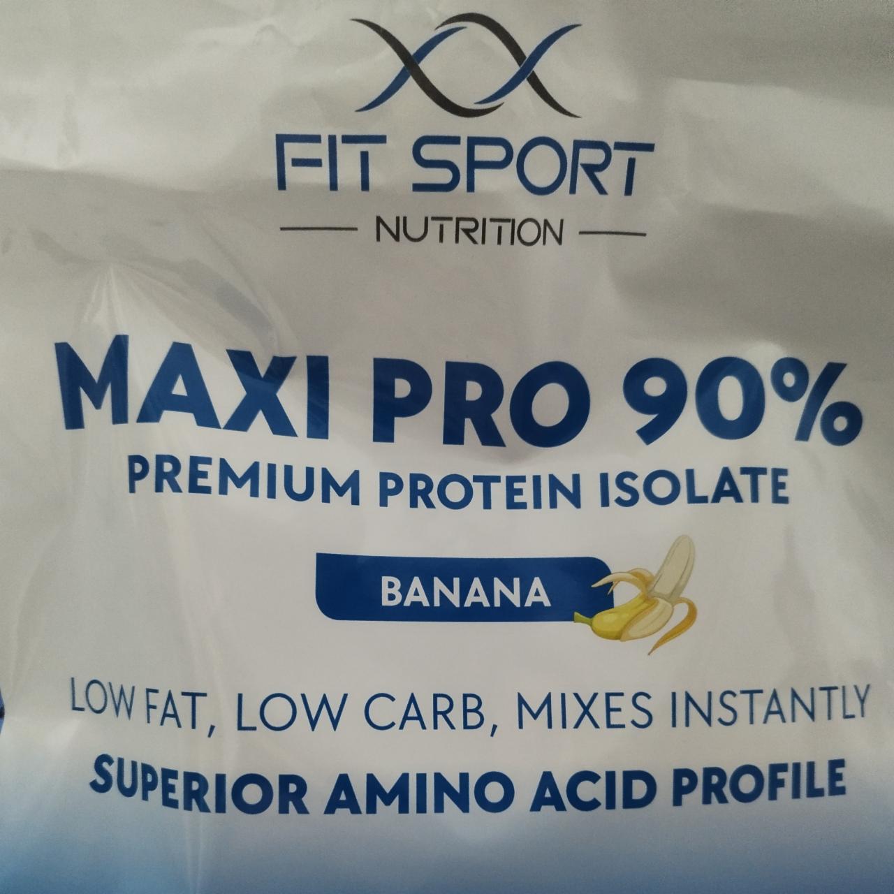 Fotografie - Maxi pro 90% Banana Fit Sport Nutrition