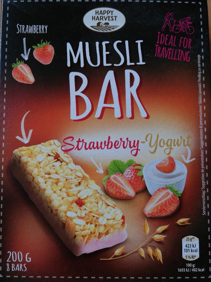 Fotografie - Muesli BAR Strawberry-Yogurt Happy Harvest