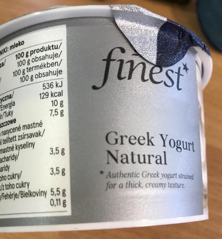 Fotografie - Greek Yogurt Natural 10% Tesco finest