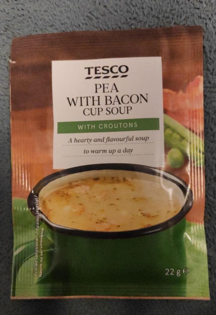 Fotografie - Pea with Bacon Cup Soup Tesco